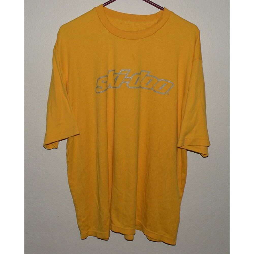 BRP Ski-Doo Men’s Large SS T Shirt Bright Yellow